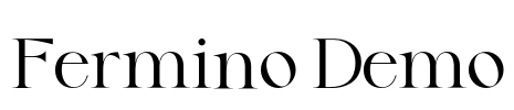 Fermino Demo Font Image