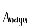 Anayu Font Image