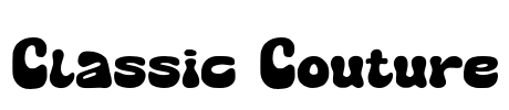 Classic Couture Font Image