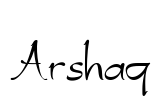 Arshaq Font Image