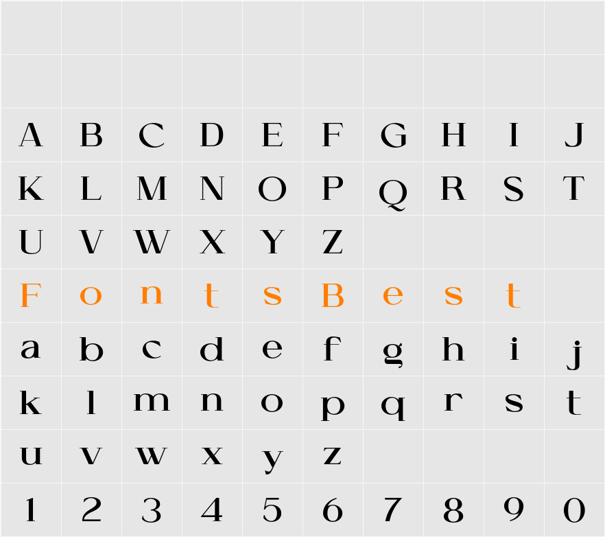 Cellofy ExtBd SemExp Character Map