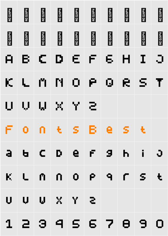 Pixelate Character Map