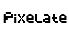 Pixelate Font Image