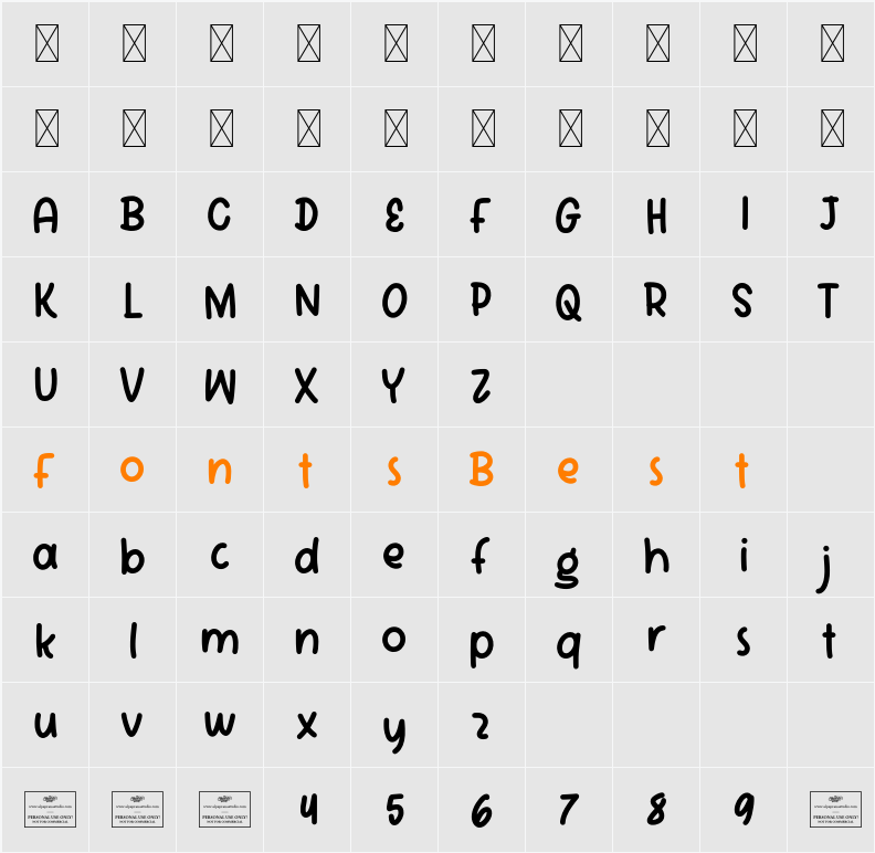 Unfolding Character Map