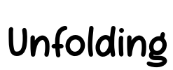 Unfolding Font Image