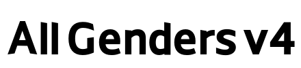 All Genders v4 Font Image