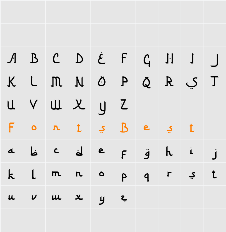 Khalid Character Map