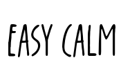 Easy Calm Font Image