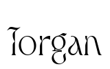 Torgan Font Image