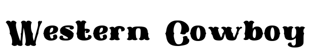 Western Cowboy Font Image