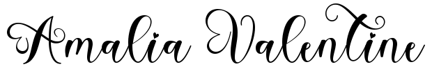 Amalia Valentine Font Image