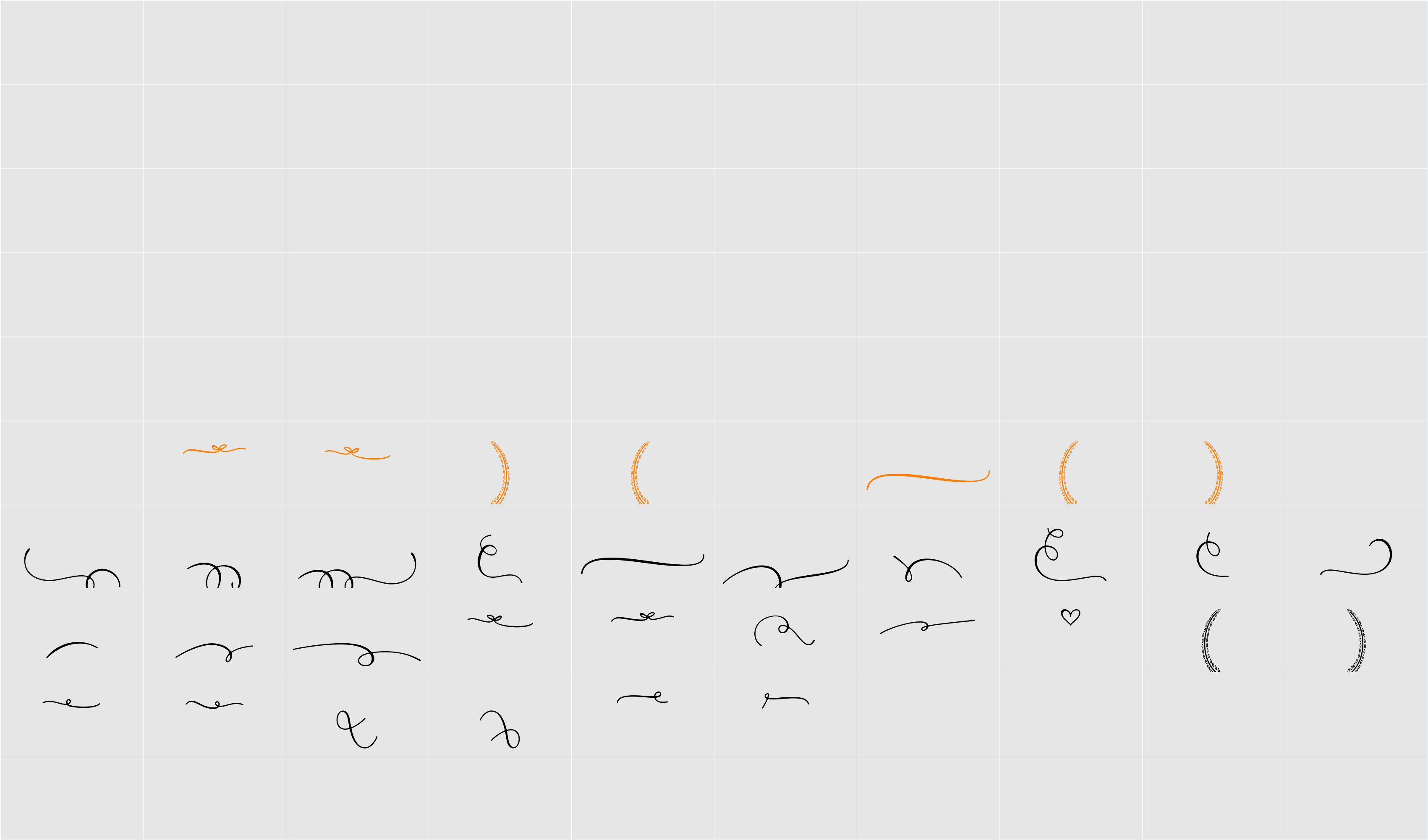 Platipus Ornaments Character Map