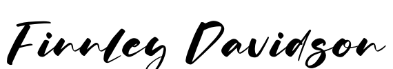 Finnley Davidson Font Image