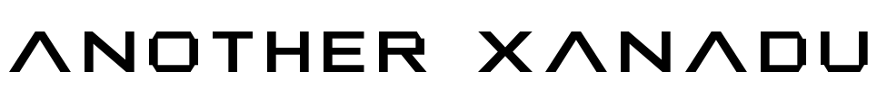 Another Xanadu Font Image