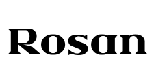 Rosan Font Image