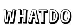 Whatdo Font Image