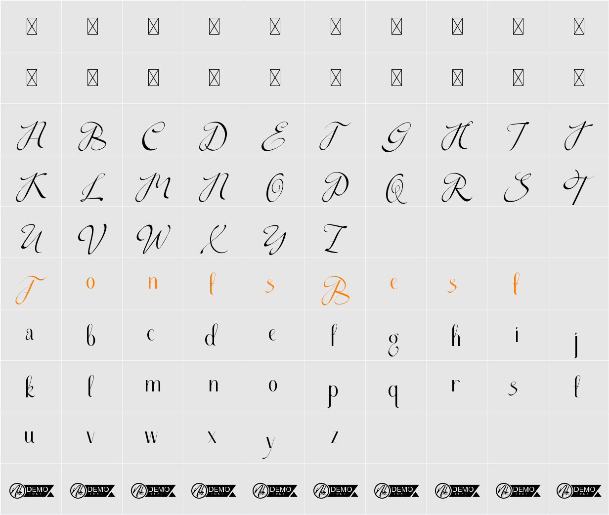 Elegant Woman Demo Character Map