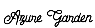 Azure Garden Font Image
