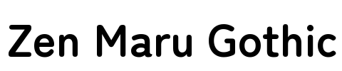 Zen Maru Gothic