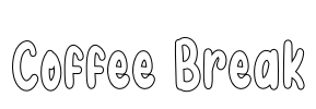 Coffee Break Font Image