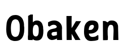 Obaken Font Image