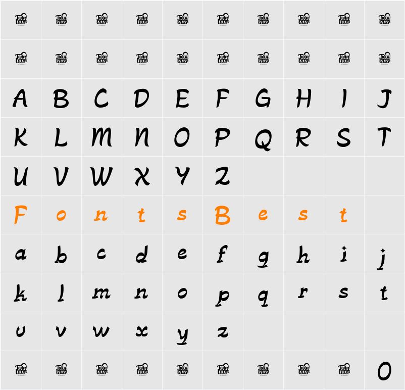 Hunosai Trial Character Map