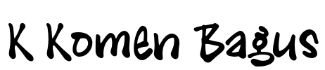 K Komen Bagus Font Image