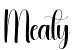 Meaty Font Image