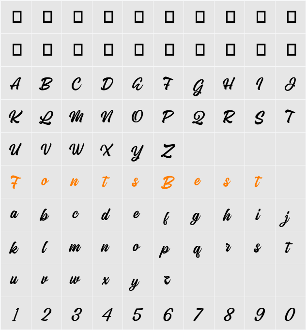 Madang Lovers Character Map