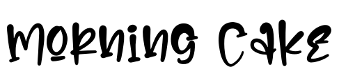 Morning Cake Font Image