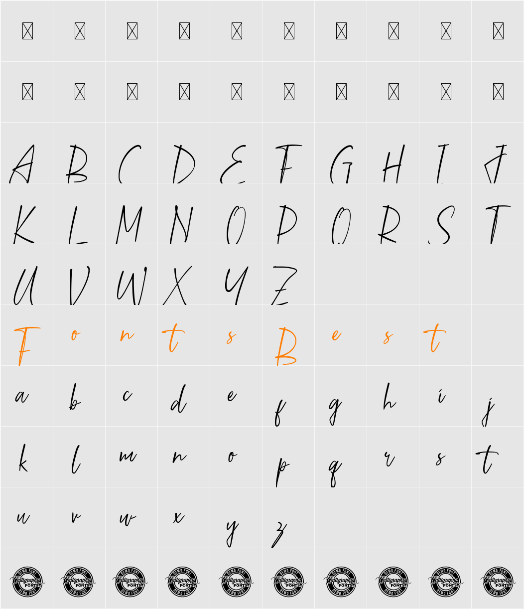 Keep Secret Demo Character Map