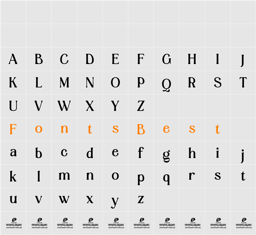 Aesthetic Wonder ExtBd Character Map