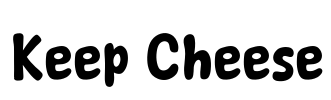 Keep Cheese Font Image
