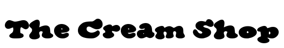 The Cream Shop Font Image