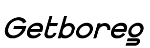 Getboreg Font Image
