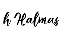 h Halmas Font Image