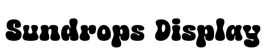 Sundrops Display Font Image