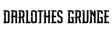 Darlothes Grunge Font Image