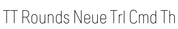TT Rounds Neue Trl Cmd Th Font Image