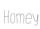 Homey Font Image