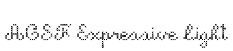 ACSF Expressive light Font Image