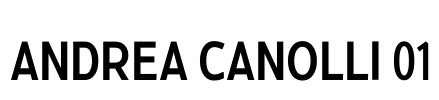 Andrea Canolli 01 Font Image