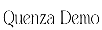 Quenza Demo Font Image