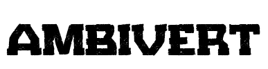 Ambivert Font Image