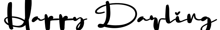 Happy Darling Font Image