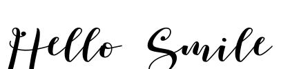 Hello Smile Font Image