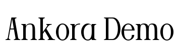 Ankora Demo Font Image