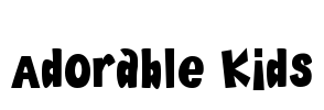 Adorable Kids Font Image