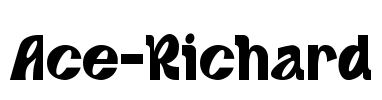 Ace-Richard Font Image