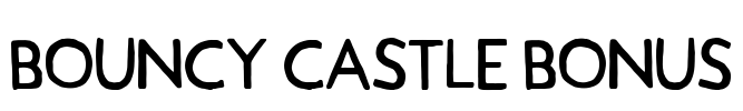 Bouncy Castle Bonus Font Image